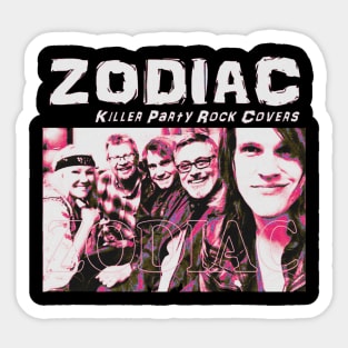 Zodiac Killer Party Rock Covers Sticker